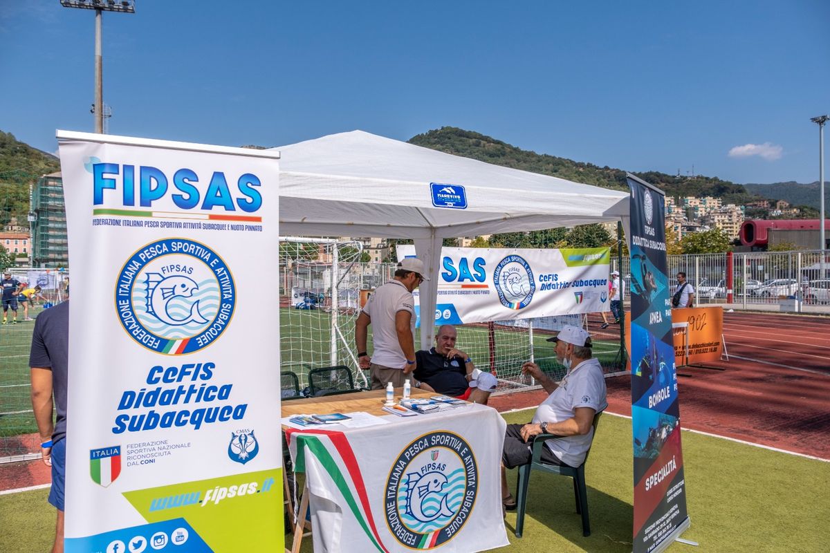 foto dello standi FIPSAS allo Sportability